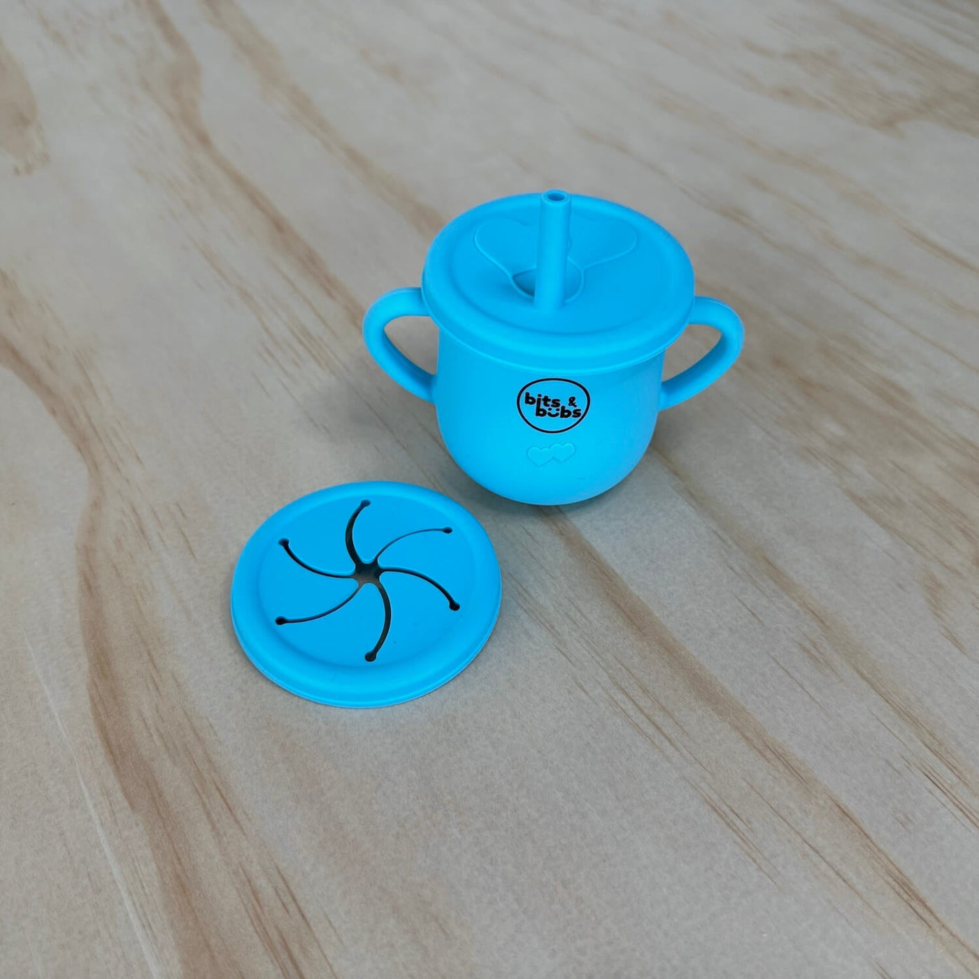 Electric Blue Silicone Feeding Gift Set - Bits and Bubs