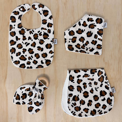 Leopard Print Handmade Baby Gift Set - Bits and Bubs