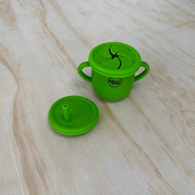 Personalised Keepsake Box with Kermit Green Feeding Set - Bits and Bubs