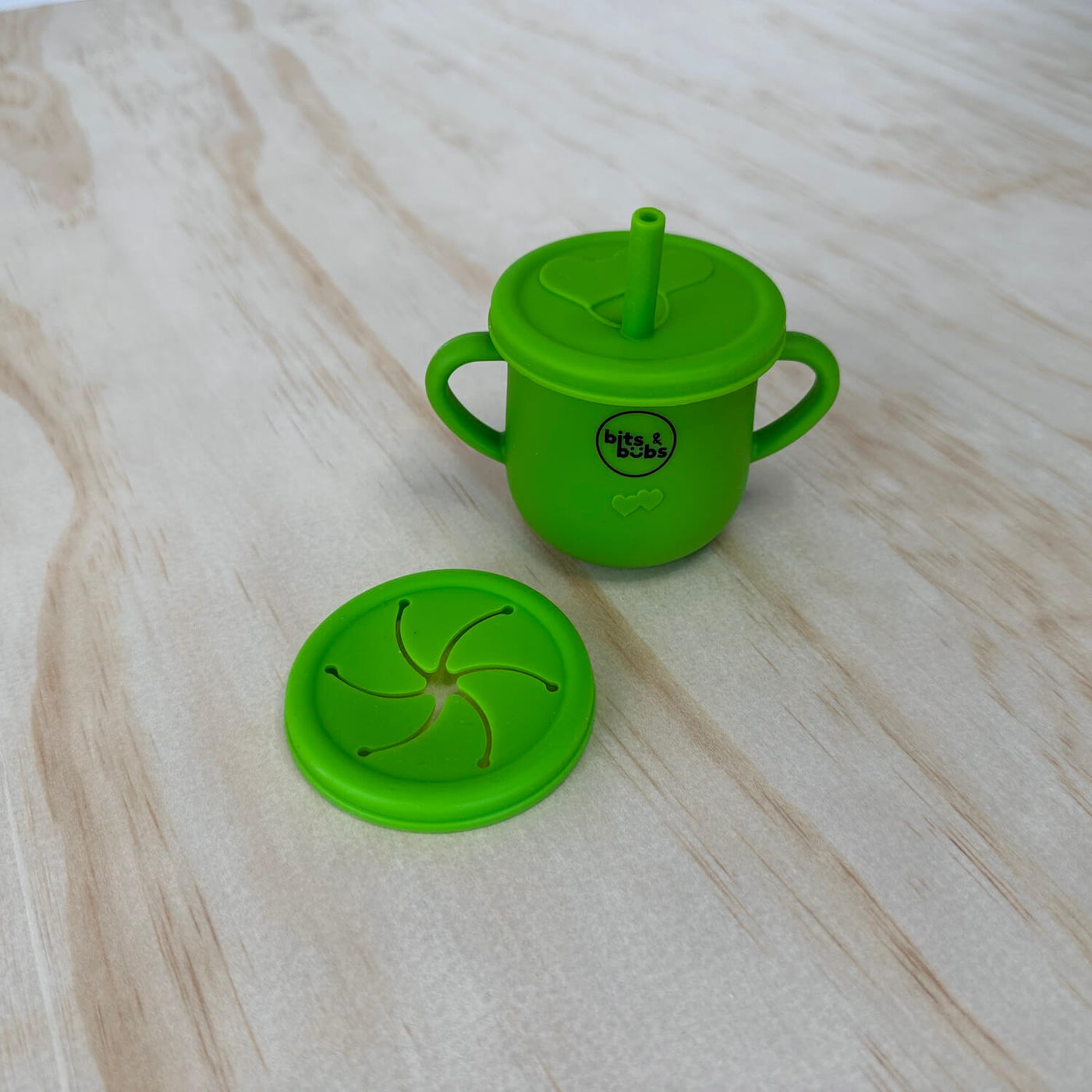 Personalised Keepsake Box with Kermit Green Feeding Set - Bits and Bubs