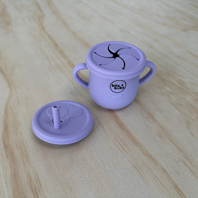 Purple Silicone Feeding Gift Set - Bits and Bubs